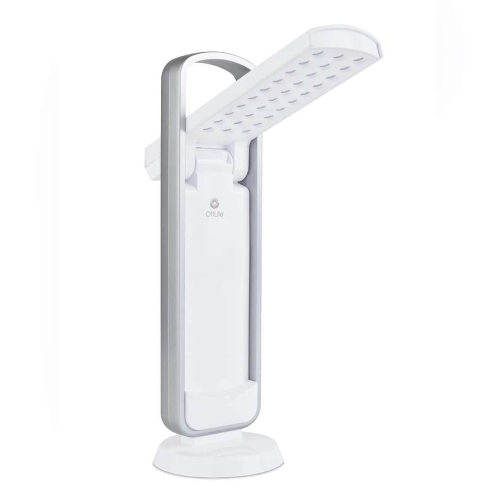 Ott-Lite LED Task Light Portable Folding Desk Lamp USB or Battery Preowned